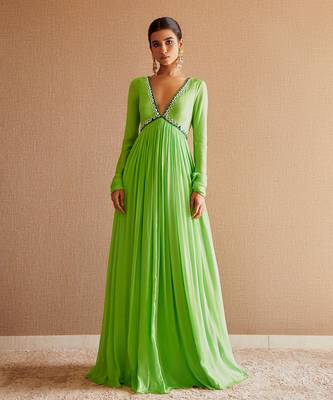 Light green anarkali set 3