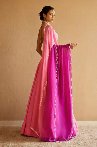 Baby Pink Lehenga Set