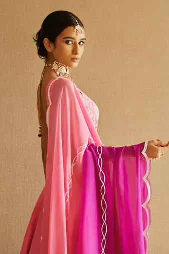 Baby Pink Lehenga Set