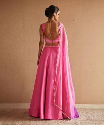Baby Pink Lehenga Set 4