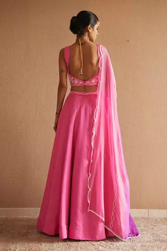 Baby Pink Lehenga Set