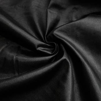 Manvaa women's black sequence embroidery premium roman silk dress material 3