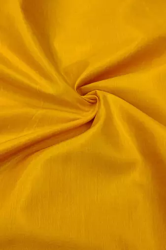Manvaa women's yellow handwork pure viscose dress material