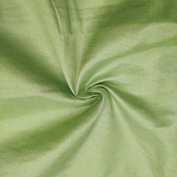 Manvaa women's light green sequnce pure roman cotton silk dress material 3