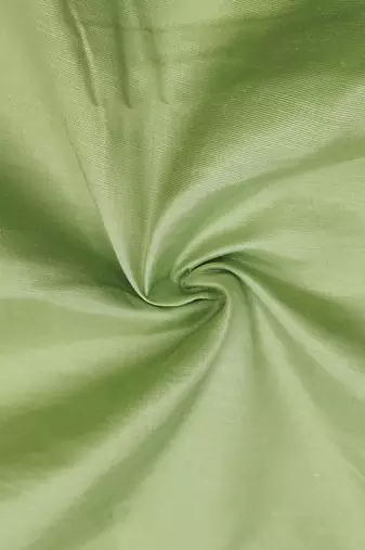 Manvaa women's light green sequnce pure roman cotton silk dress material