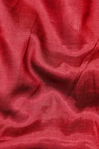 Manvaa women's red handwork modal butti dress material