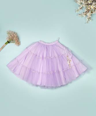Violet pure spun top lehenga set for girls. 5