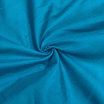 Manvaa women's blue heavy embroidery roman silk dress material 3