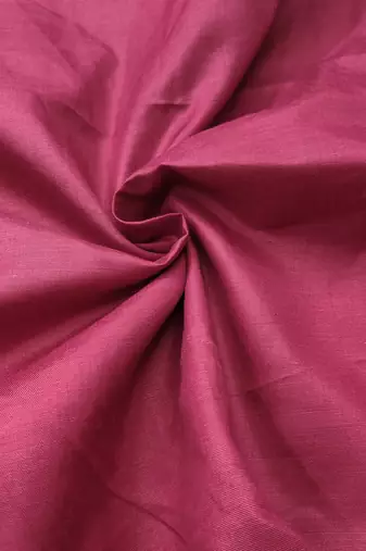 Manvaa women's pink heavy embroidery roman silk dress material