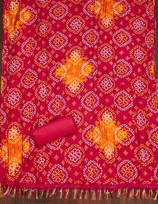 Manvaa women's pink sequnce work zora silk dress material 4