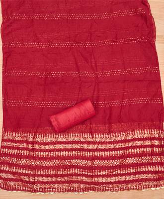 Manvaa women's multi handwork cotton dress material 4