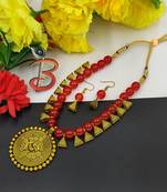 Red necklace set