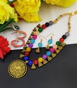 Multicolor necklace set