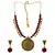 Maroon necklace set
