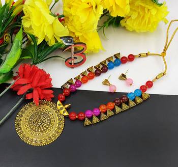 Multicolor necklace set 3