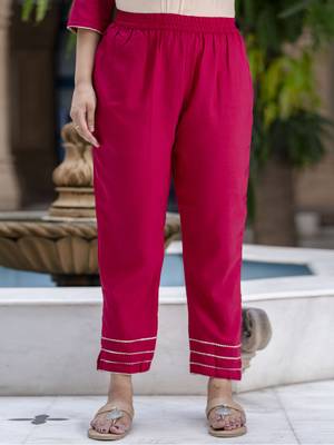 Vredevogel women's chinon silk kurta & trousers pant with nazneen shibori print dupatta 4