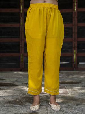 Vredevogel women's chinon silk kurta & trousers pant with nazneen shibori print dupatta 4