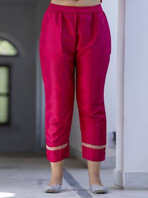 Vredevogel women's silk blend embroidered kurta with trouser pant & dupatta set 4