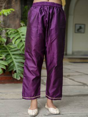 Vredevogel women's cotton silk jacquard kurta pant set with banarasi silk dupatta 4