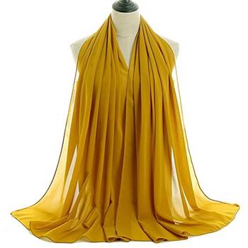 Yellow Moroccan Kaftan	With Sun-proof hijab 6