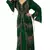 Dark green color full sleeves Handmade Moroccan Kaftan with Sun-proof hijab