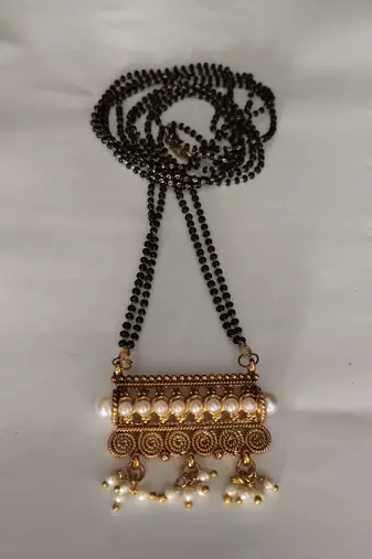 Beautiful Gold with Pearl Mangalsutra