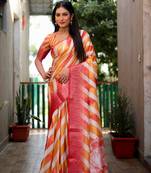  Dola Silk Digital Prints With Awesome Two Sides Jari Weaving Border Saree