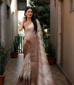  Dola Silk Digital Prints With Awesome Two Sides Jari Weaving Border Saree