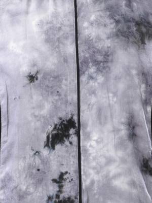 Grey rayon abstract printed a-line ethnic dress 4