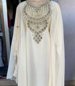 SALE New Handcrafted Zari Stone Bedded work Stitched Kaftan Party Wedding Dresses