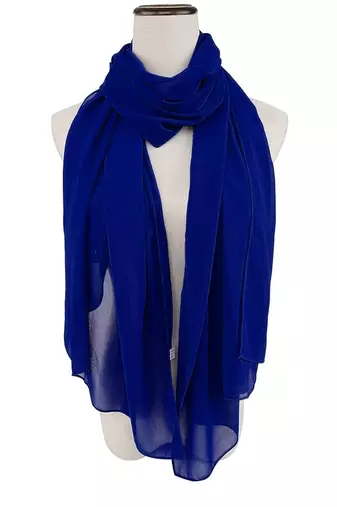 Navy blue Moroccan Kaftan With Sun-proof hijab