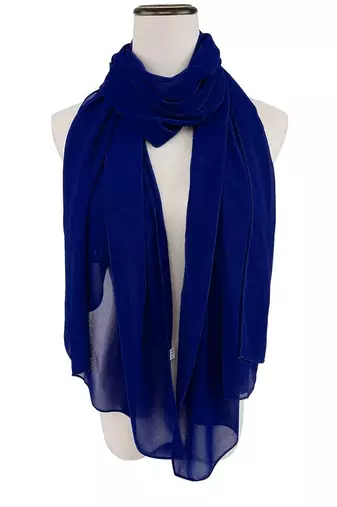 Navy blue Moroccan Kaftan With Sun-proof hijab