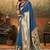 Paithani Art silk woven blue classic ethnic saree