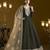 Chanderi embroidered black designer salwar kameez