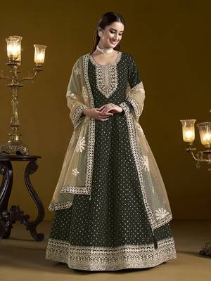 Chanderi embroidered black designer salwar kameez 2