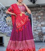 Party wear SIlk Blend Lehengha Choli with Dupatta for Women