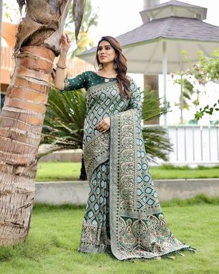 Gorgeous Traditional Faux Kanjivaram Saree 4