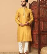 Outluk  jacquard pintex mens wholesale kurta pajama