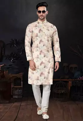 Outluk wedding collection  cotton pintex mens kurta pajama 1