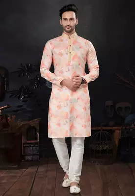 Outluk wedding collection  cotton pintex mens kurta pajama 1