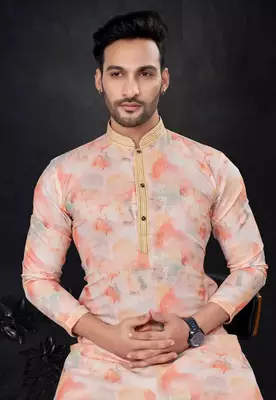 Outluk wedding collection  cotton pintex mens kurta pajama 2
