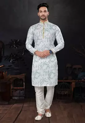 Outluk wedding collection  cotton pintex mens kurta pajama 1