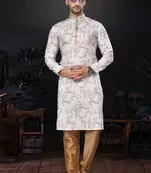 Outluk wedding collection  cotton pintex mens kurta pajama