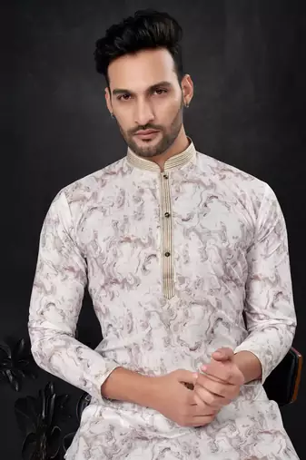 Outluk wedding collection  cotton pintex mens kurta pajama