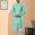Havy banarasi jackard with thread zari work & colour work indowestern sherwani