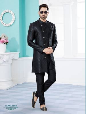Havy banarasi jackard indowestern sherwani 1