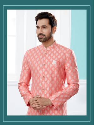 Havy banarasi jackard indowestern sherwani 2