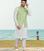 Jacket kurta pajama set