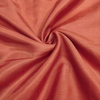 Orange Pure Viscose Hand Wrok Unstitched Dress Material 4