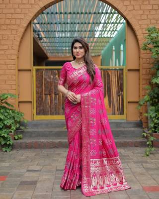 Dola Silk Bandhej Print Sarees  2